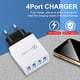 thumbnail image 3 of USB Fast Carging 4 Puertos LED Cargador Potencia Eu () Blanco, 3 of 9