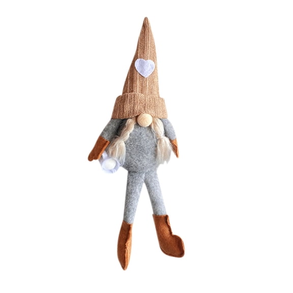 Matoen Christmas Tree Hanging Gnomes Ornaments, Elk Swedish Handmade Plush Gnomes Scandinavian Santa Elf for Walls Stairs Windows Table Hanging Home Decor Holiday Xmas Decorations