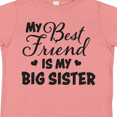 thumbnail image 4 of Inktastic My Best Friend is My Big Sister with Hearts Boys or Girls Toddler T-Shirt, 4 of 5