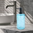thumbnail image 6 of Unique Bargains 1 Pc Elegant Polka Dot Pattern Soap Pump Dispenser for Bathroom 16.9oz Blue Black, 6 of 6
