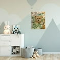 thumbnail image 2 of Stupell Industries Teddy Bear Cub Nursery Forest Animal Illustration Canvas Wall Art Design by Sherri Buck Baldwin, 2 of 4