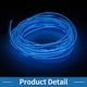 thumbnail image 4 of Cuerda de luz LED EL de 5m Unique Bargains, tira de luz de neón flexible para iluminación interior de coches, controlador de cableado (12v) azul, 4 of 7