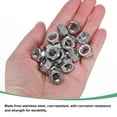 thumbnail image 2 of Uxcell Écrous Hexagonaux Métriques Lot de 50 M8 x 1.25mm Filetage Acier Inoxydable Écrou Hexagonal, 2 of 5