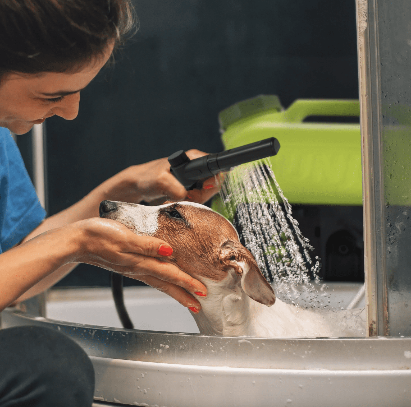 Restored Premium Sun Joe 24V ION+ Cordless Portable Sink/Shower Spray Washer Kit 2.0Ah Battery (Refurbished)