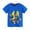 Z29 Blue, variant on Children's T Shirt Printed Excavator Children's Long Sleeve Base Shirt Children's Loose Casual Top Size 3-4T