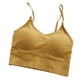 thumbnail image 1 of Qarigey Mujeres Sexy Crop Tops Tube Top Sujetador sin costuras Lencería deportiva Elástico Push Up Sports Bralette Tank Ropa interior amarillo Qarigey AP000318-02, 1 of 6