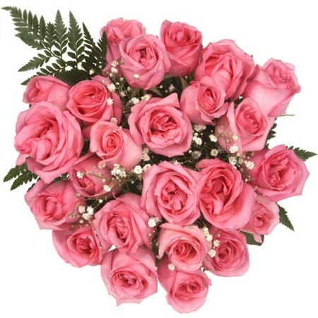 Elegant Pink Long Stemmed Roses