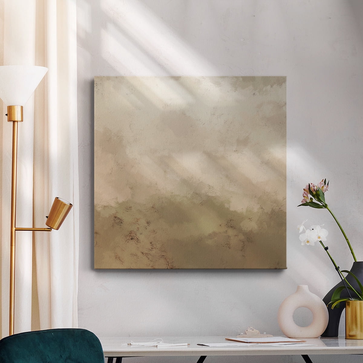 Wexford Home Freeform III-Premium Gallery Wrapped Canvas, 24" x 24" - Ready to Hang