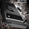 thumbnail image 4 of Nalacover For Google Pixel 7 Pro Slim Case,Luxury Hybrid Hard PC and TPU Rugged Bumper 3-In-1 Rotatable Magnetic Ring Kickstand Four Corner Guard Shockproof Anti-Scratch Back Phone Cover.Black, 4 of 8