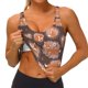 thumbnail image 3 of Fotbe Beautiful Fox Sujetador Deportivo Largo sin Aros para Mujer con Almohadillas y Soporte Medio, Transpirable y Absorbente, Camiseta Tipo Chaleco o Tank Top-XX-Large, 3 of 8