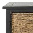 thumbnail image 4 of SAFAVIEH Keenan Nautical 6 Wicker Basket Storage Chest, Distressed Black, 4 of 6