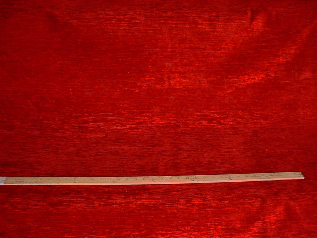 by The Yard Kacar Textiles Prince Buttery Burgundy Red Chenille Strie Designer Upholstery Drapery Fabric