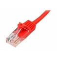 thumbnail image 1 of StarTech.com Câble de Patch Cat5e avec Connecteurs RJ45 Sans Accroc - 10 Pi - M/M - Rouge (45PATCH10RD) - Câble de Patch - RJ-45 (m) vers RJ-45 (m) - 10 Pi - UTP - CAT 5e - Sans Accroc - Rouge, 1 of 2
