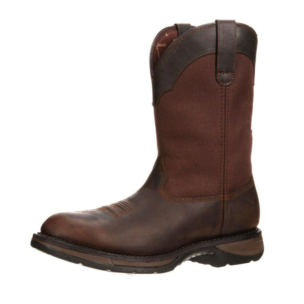 Durango durango work boot mens 11" rebel wp steel toe round dark