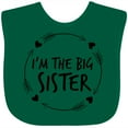 thumbnail image 3 of Inktastic I'm the Sister Girls Baby Bib, 3 of 4