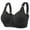 B233 Black minimizer bras for women clearance under $5, variant on Bras under $5! Cagogo Women Front Closure Wireless Bras Plus Size Wirefree Full Coverage Supportive Everyday Bras No Underwire Comfortable Large Bust Bralettes Sleep Bra