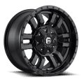 thumbnail image 2 of Fuel 1PC Aluminum Rim D596 SLEDGE 18X9in Matte Black with Gloss Black Lip Finish, D59618909850, 2 of 3