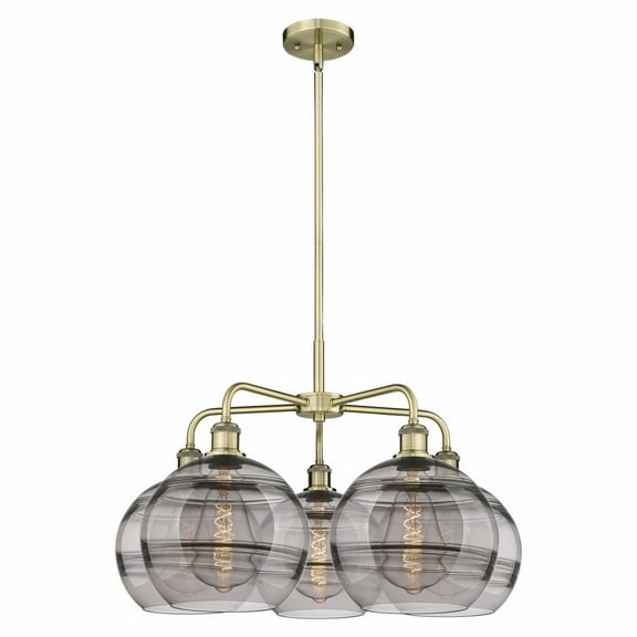 Innovations Lighting - Rochester - 5 Light Stem Hung Chandelier In Industrial