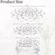thumbnail image 4 of Paquete de 3 Estantes para Arreglos Florales Acero Inoxidable con Arte Hierro de 4/5/6 Pulgadas, Herramienta para Arreglos Florales, Soporte para Tallo JarróN con Clips FijacióN, 4 of 5