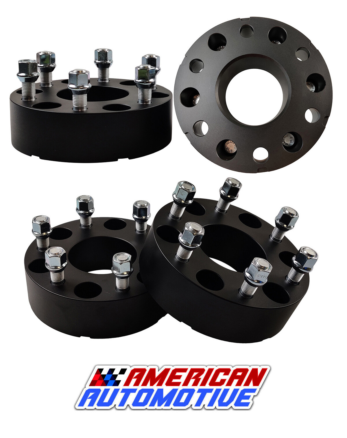 American Automotive 4pc 2 inch 6 x 5.5" Wheel Spacers (78.3mm Center