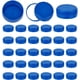 thumbnail image 1 of 50 Tapones de Plástico Azules para Botellas, de Rosca, 37.5 mm de Diámetro Interior. Tapas para Botellas y Jarras con Precinto de Seguridad. Tapones de Repuesto., 1 of 9