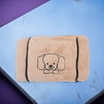 thumbnail image 4 of Mobutofu Extra Soft Light Grey Dog Towel for Drying Dogs Super Absorbent Coral Fleece with Hand Pockets, 4 of 6