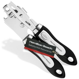 Hamilton Beach 76607 Smooth Touch Can Opener with Scissors - Black