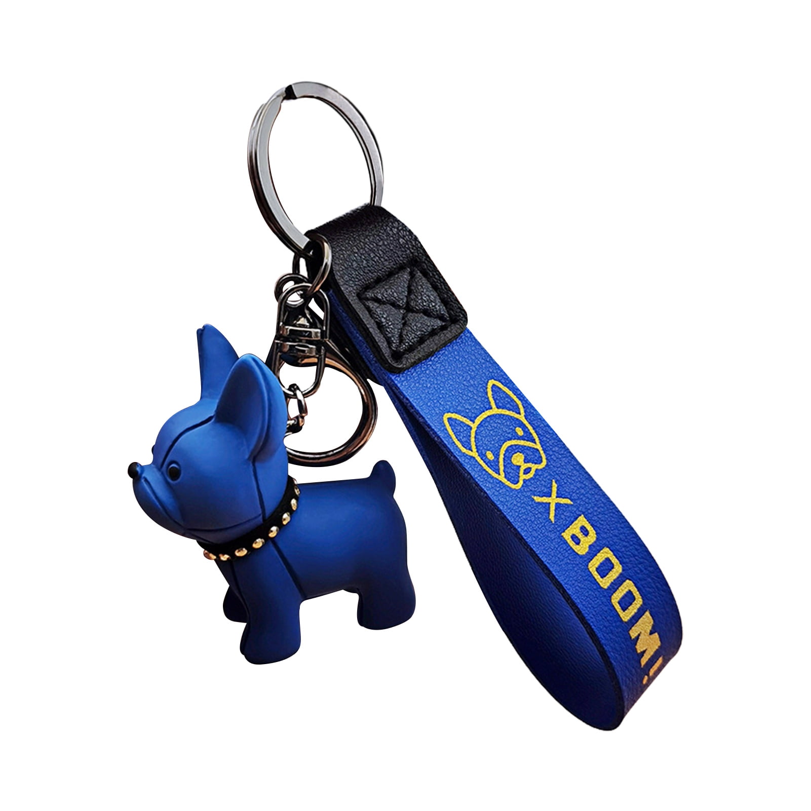 TAONMEISU Dog Keychain Puppy Keychain French Bulldog Car Keyring, Backpack Keychains For