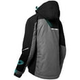 thumbnail image 2 of Castle X Powder G3 Womens Snow Jacket Heather/Black/Turquoise LG, 2 of 2