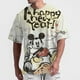 thumbnail image 5 of Camiseta de hombre Disney Mickey Mouse Auriculares Letras de moda Camiseta de manga corta Camiseta de dibujos animados Ropa de cuello redondo Talla grande, 5 of 5