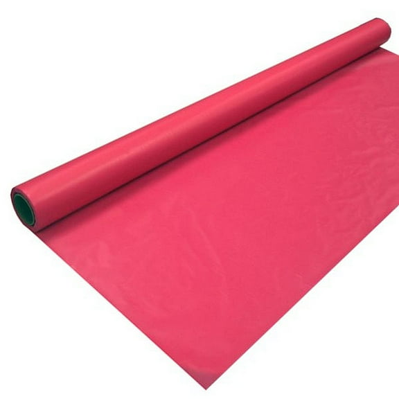 1 - Party Essentials 40" X 100' Heavy Duty Plastic Banquet Rolls - Hot Pink