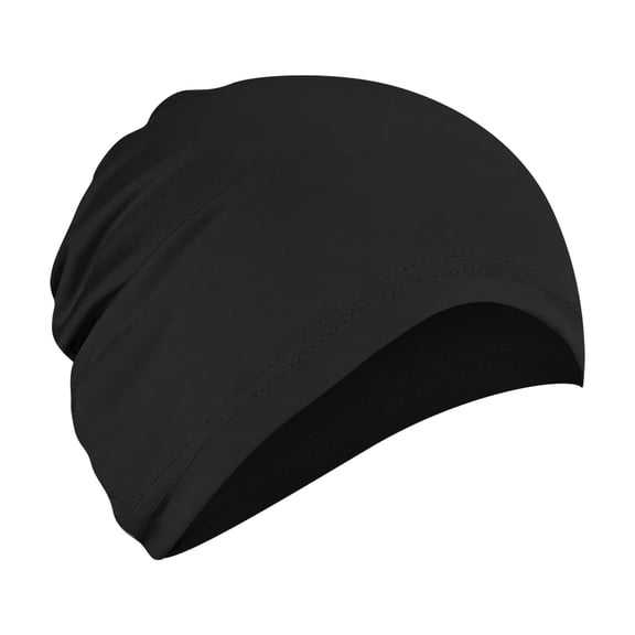 Women's Fashion Muslim Turban Hat, Soft Stretch Hijab Undercap, Full Cover Inner Cap Adult Headwear for Daily Wear and Prayer Black