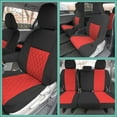 thumbnail image 2 of For Toyota Sienna 2011-2020 FH Group Neoprene Waterproof Custom Fit Car Seat Covers - Full Set Red, 2 of 10