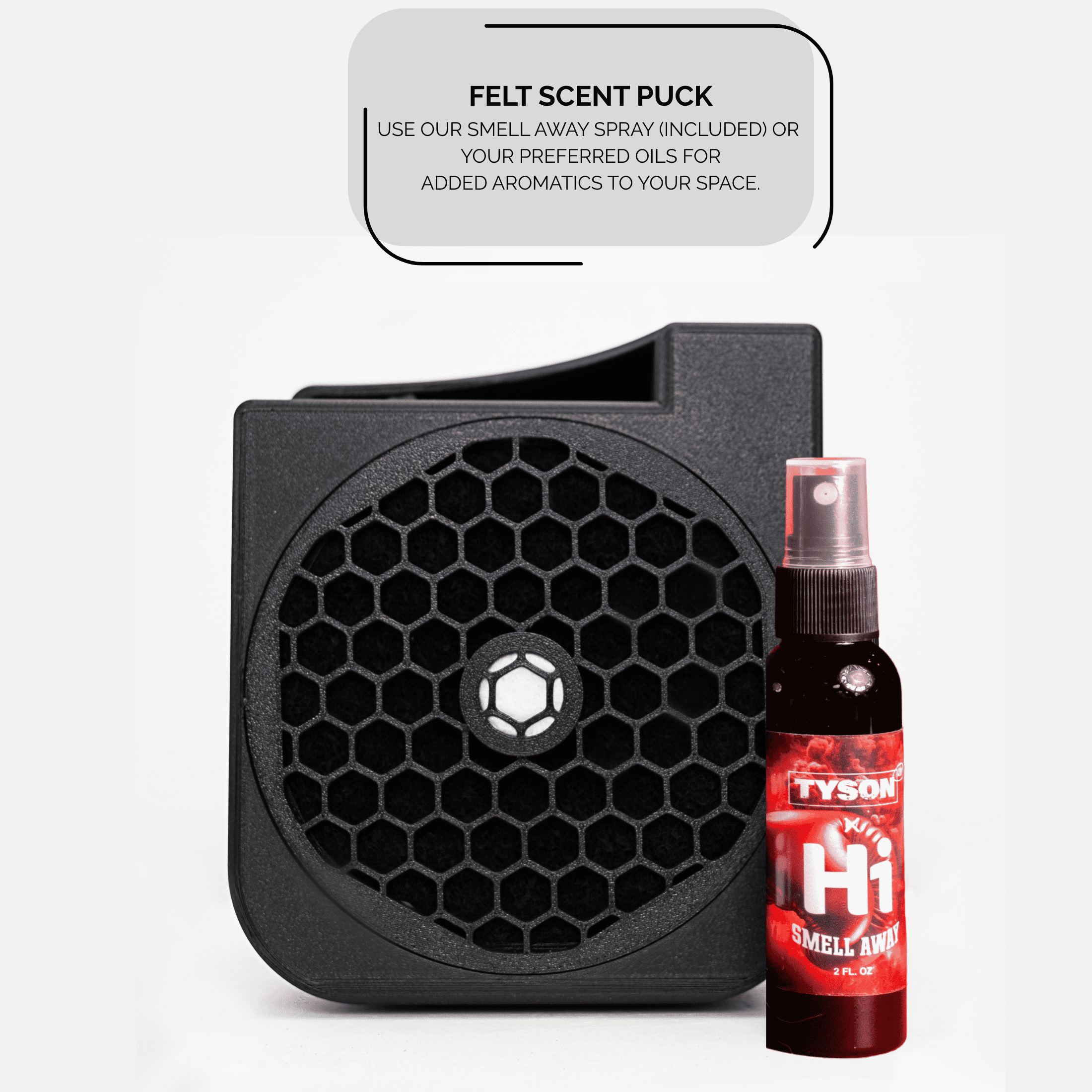 Mike Tyson, Portable Air Purifier, Removes odors, toxins & smoke and VOC's, HEPA & activated carbon, 100 sq. ft.,