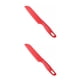 thumbnail image 2 of Wosthever Juegos de cocina para niños Plástico real Hermosas herramientas de cocina Cortador seguro para niños Juego de chef Utensilios de rojo 2Conjunto, 2 of 6