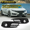 thumbnail image 2 of Right Side Fog Light Assembly For Honda HR-V & Civic (2016-2022) - CAPA Certified Replacement 2 of 11