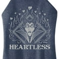 thumbnail image 3 of Disney Villains - Maleficent Heartless - Juniors High Neck Tank Top, 3 of 5