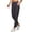Charcoal Gray, variant on Active Women's Ribbed Side Woven Ankle Pant With Pockets