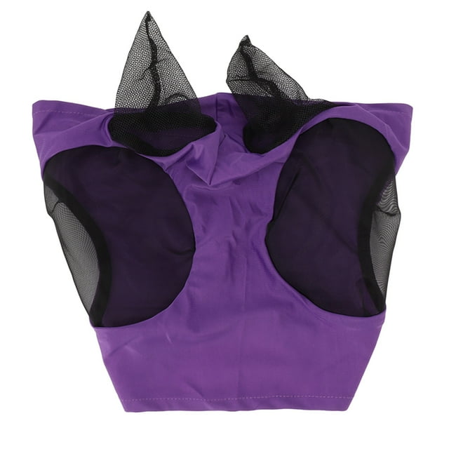 Face de Cheval, Maille Élastique pour Cheval pour Grange Noir, Violet, Bleu, Gris, Rose Rouge