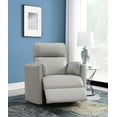 thumbnail image 5 of ACME Sagen Recliner W/Swivel & Glider, Gray Leather Aire, 5 of 7