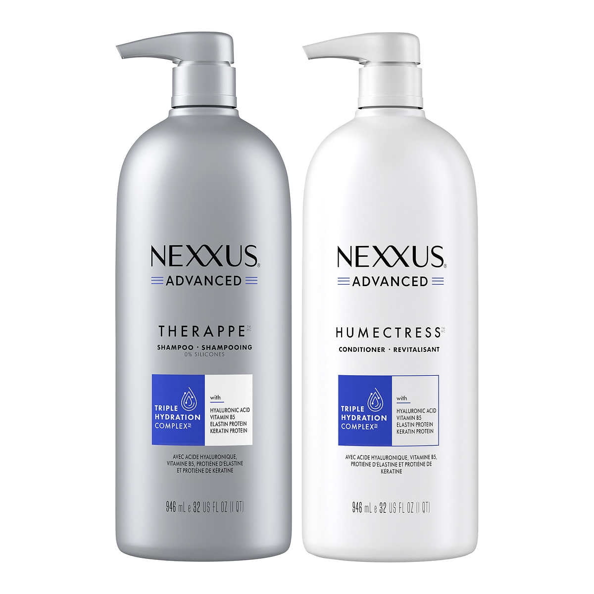 Nexxus Advanced Therappe Shampoo and Humectress Conditioner, 32 Fl Oz (2  Pack)