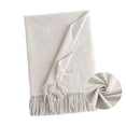 thumbnail image 3 of BXJX Womens Winter Scarf, Long Casual Soft Thermal Scarf Shawl for Gift Gray Size Free Size, 3 of 4