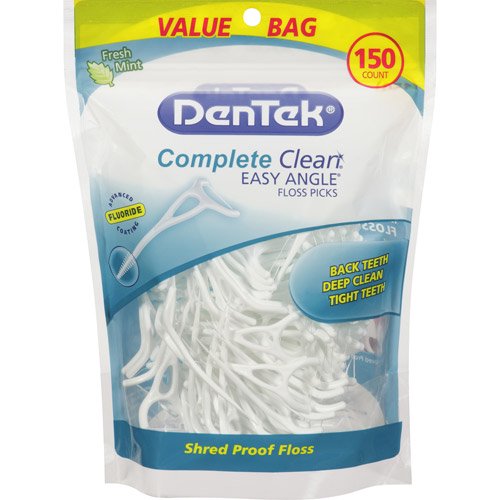 DenTek Complete Clean Easy Angle Floss Picks, 150 count