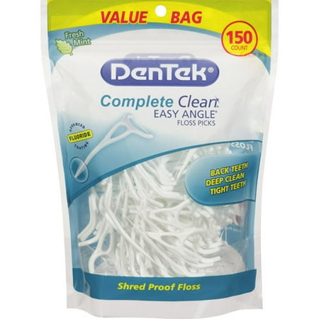 DenTek Complete Clean Easy Angle Floss Picks, 150 count