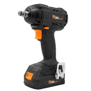 WEN 20V Max Brushless Cordless 1/2-Inch Impact Wrench with 2.0 Ah Lithium-Ion Battery and Charger