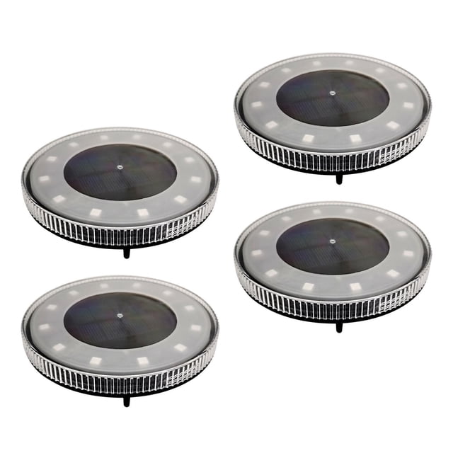 Luces Solares de Impermeables para Exteriores, Paquete de 4 Luces LED Solares en El Luces de Jardín con Energía Solar para , Patio, Sunnimix Luces subterráneas