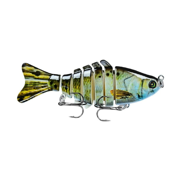 Señuelos s en 3D, señuelos bajos, Crankbait, articuda, agua dulce con lo shamjiam Señuelo de pesca articulado