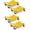 4-pack Yellow, variant on GARVEE 4-Pack Tire Wheel Dolly with Brakes,Vehicle Car Wheels Dollies Movers Skates Car Tire Repair Slide Tools,6000 lbs Capacity,Black