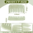 thumbnail image 2 of 2PCS Jade Combs Masaje para el pelo y el cuero cabelludo Herramienta de masaje facial Herramienta multifuncional para la cabeza Mano Regalo para el cuidado de la cabeza (Estilo cuadrado), 2 of 7