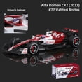 thumbnail image 1 of Bburago-coche de carreras de aleación fundido a presión, simulación estática, modelo de coche de fórmula F1, 1:43, 2022, Mercedes AMG 2021 W12 E Performance #77 RB18 Fivean unisex, 1 of 2